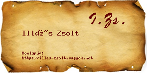Illés Zsolt névjegykártya